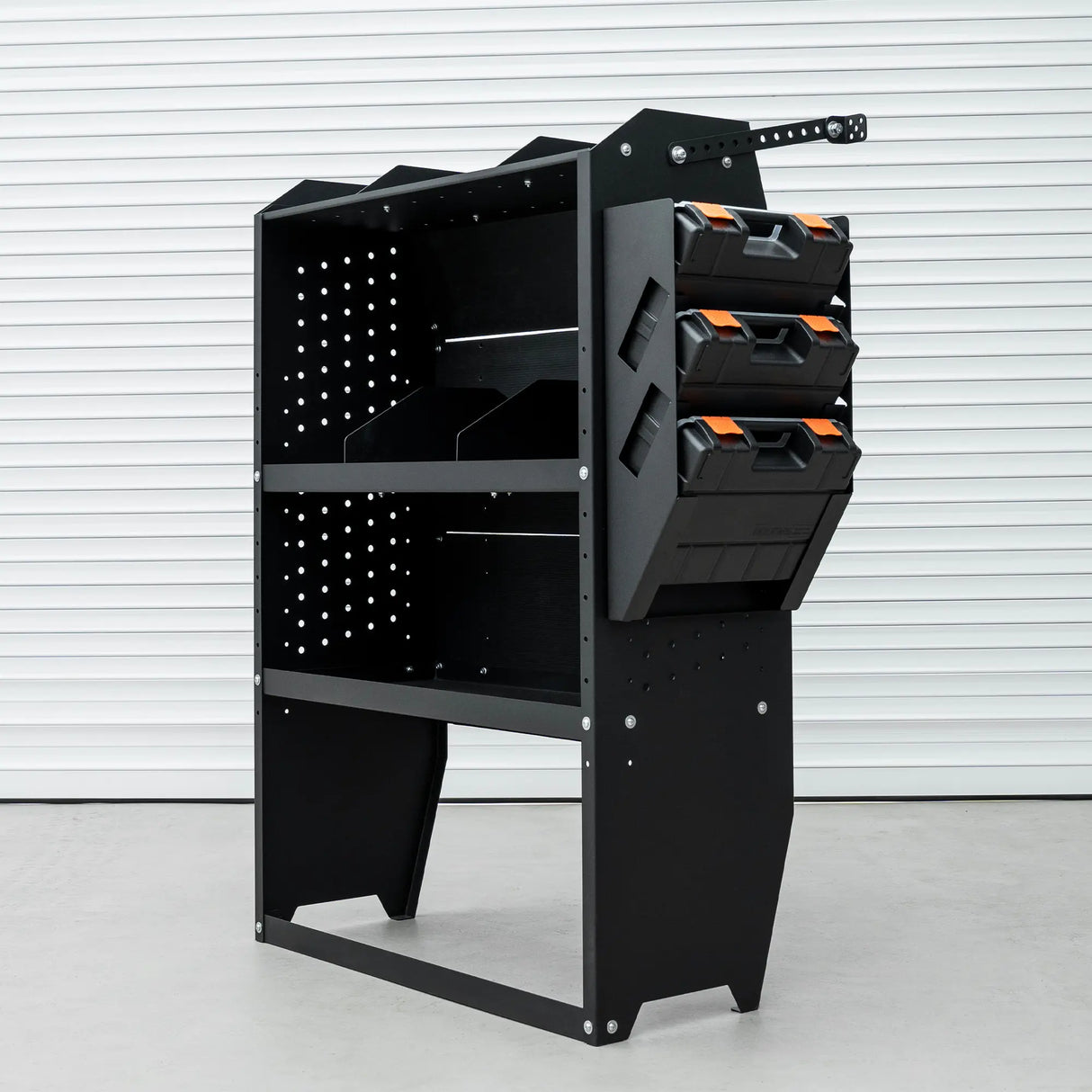 46" H x 13" D Steel Cargo Van Shelving Storage with Door-11