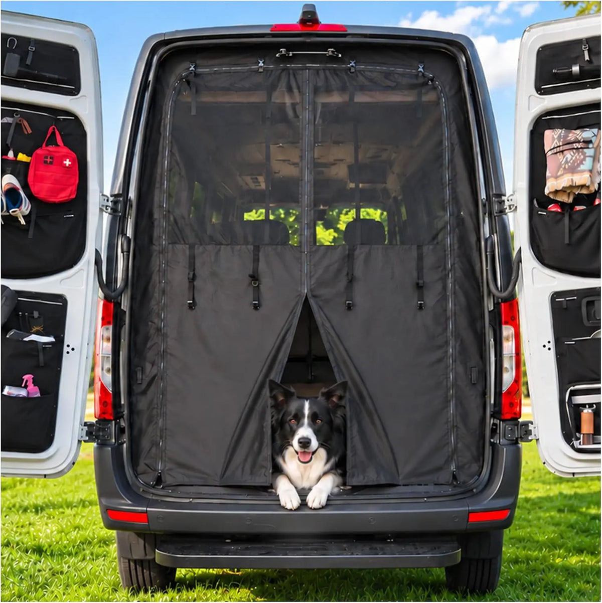 MELIPRON Van Bug Screen for Mercedes-Benz Sprinter Rear Door High Roof 2007-2026