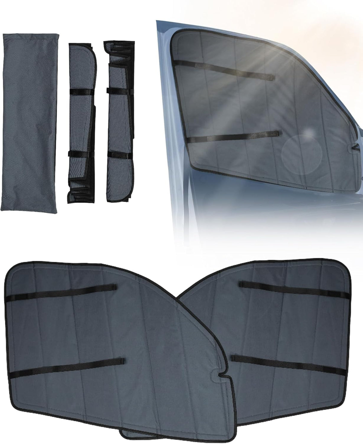 Insulated Blackout Van Window Covers for Mercedes Benz Sprinter VS30 2019-2025 - MELIPRON