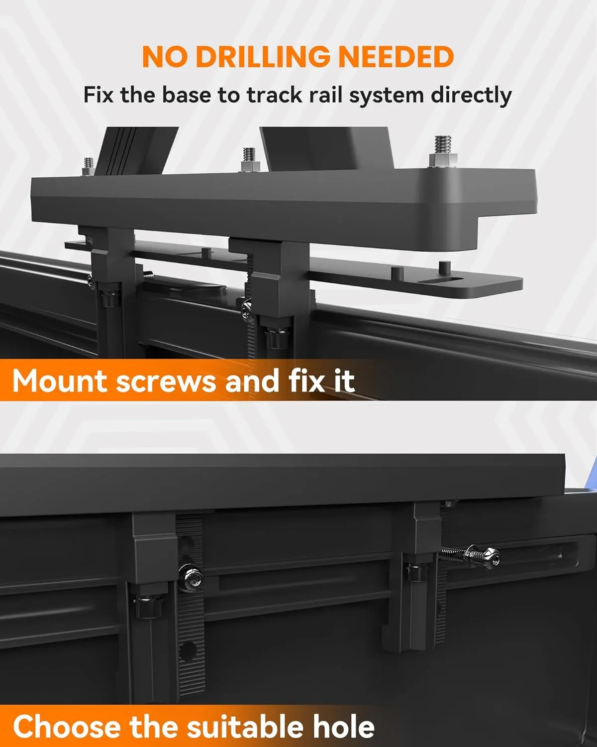 Truck Bed Rack for Truck w/Inner Rail System-7