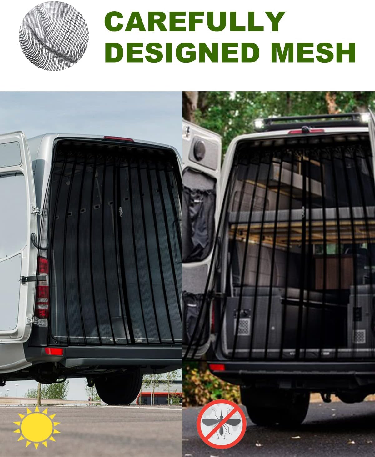 Magnetic Mercedes-Benz Sprinter Van Bug Screen - MELIPRON