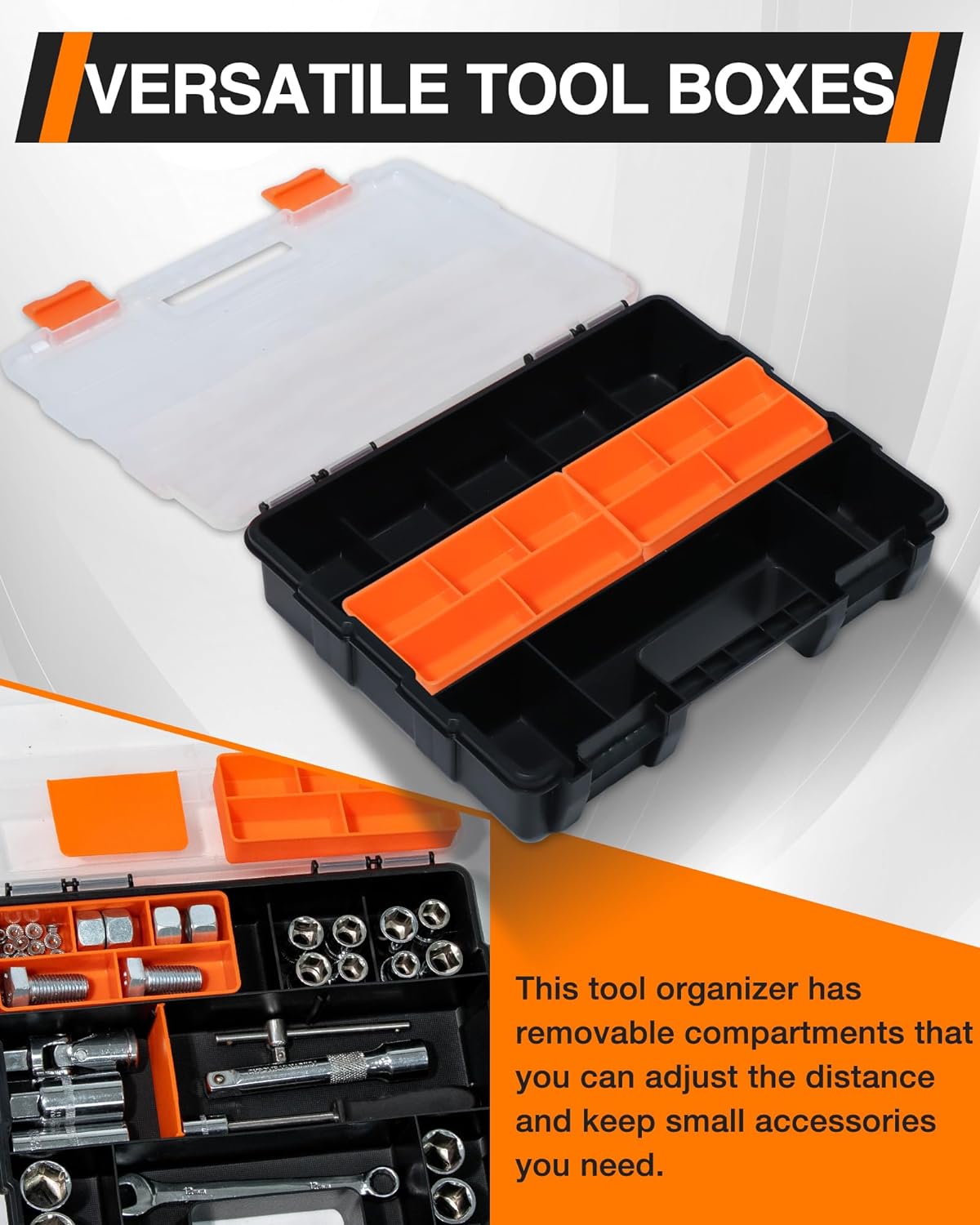 Hanging Tote Kit for Van with 3 Plastic Storage Boxes-10