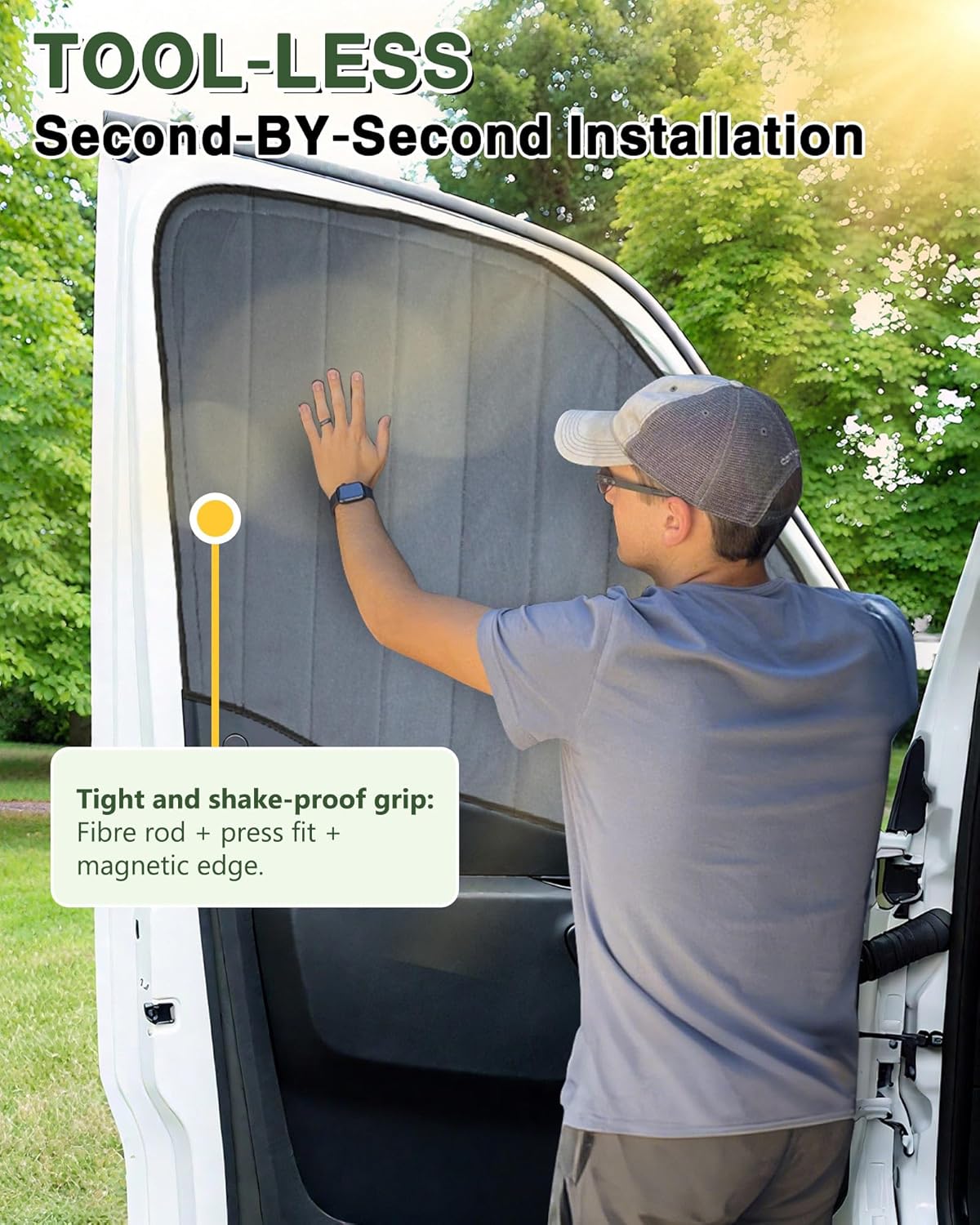 Insulated Blackout Van Window Covers for Mercedes Benz Sprinter NCV3 2007-2018 - MELIPRON