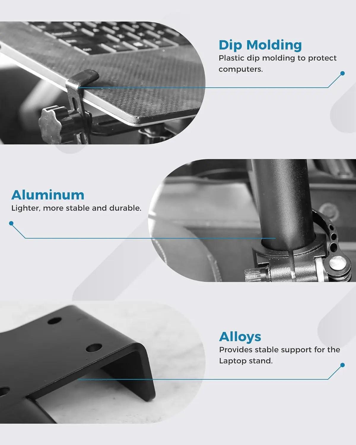 Aluminum Passenger Seat Laptop Mount for Ford Bronco - MELIPRON