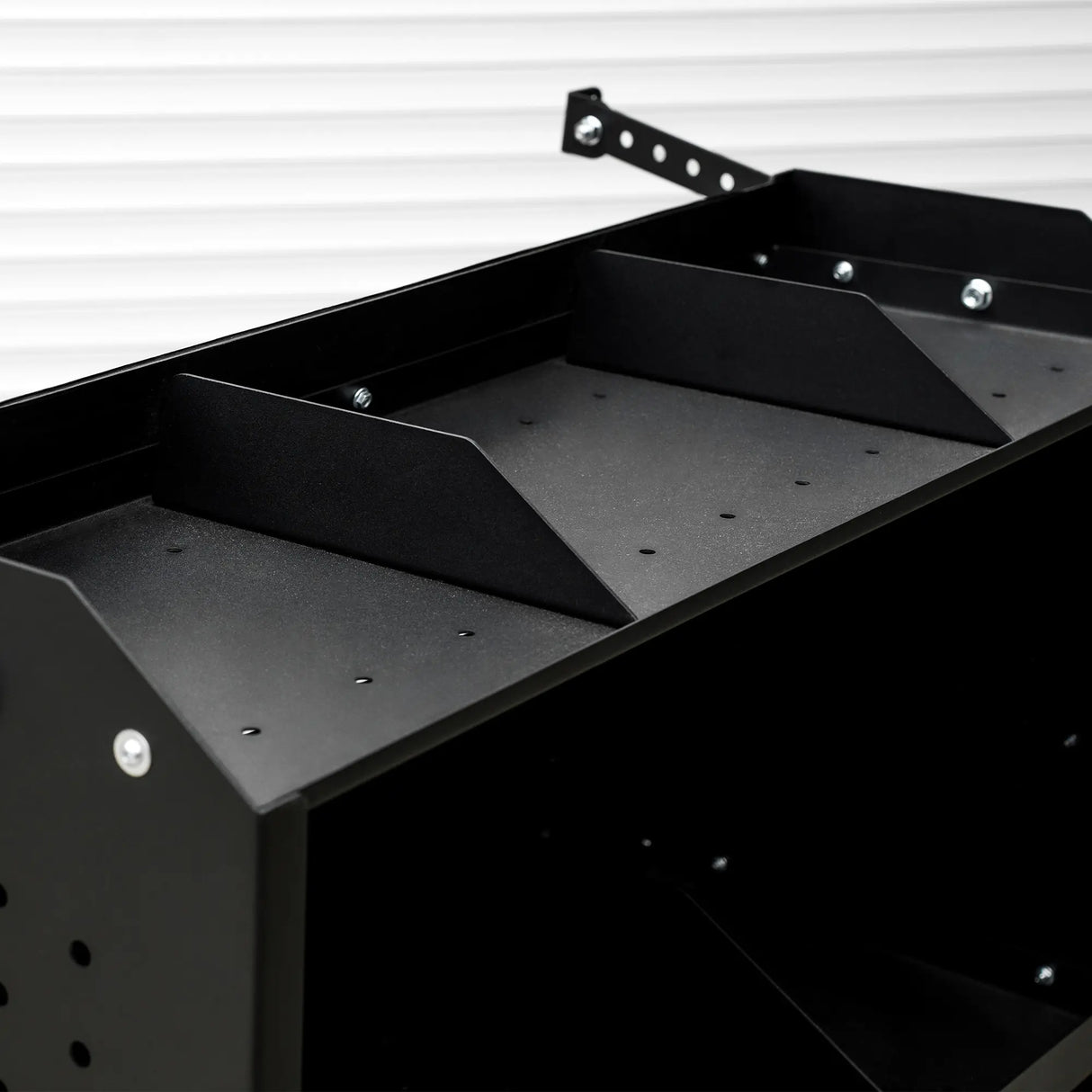 46" H x 13" D Steel Cargo Van Shelving Storage with Door-16