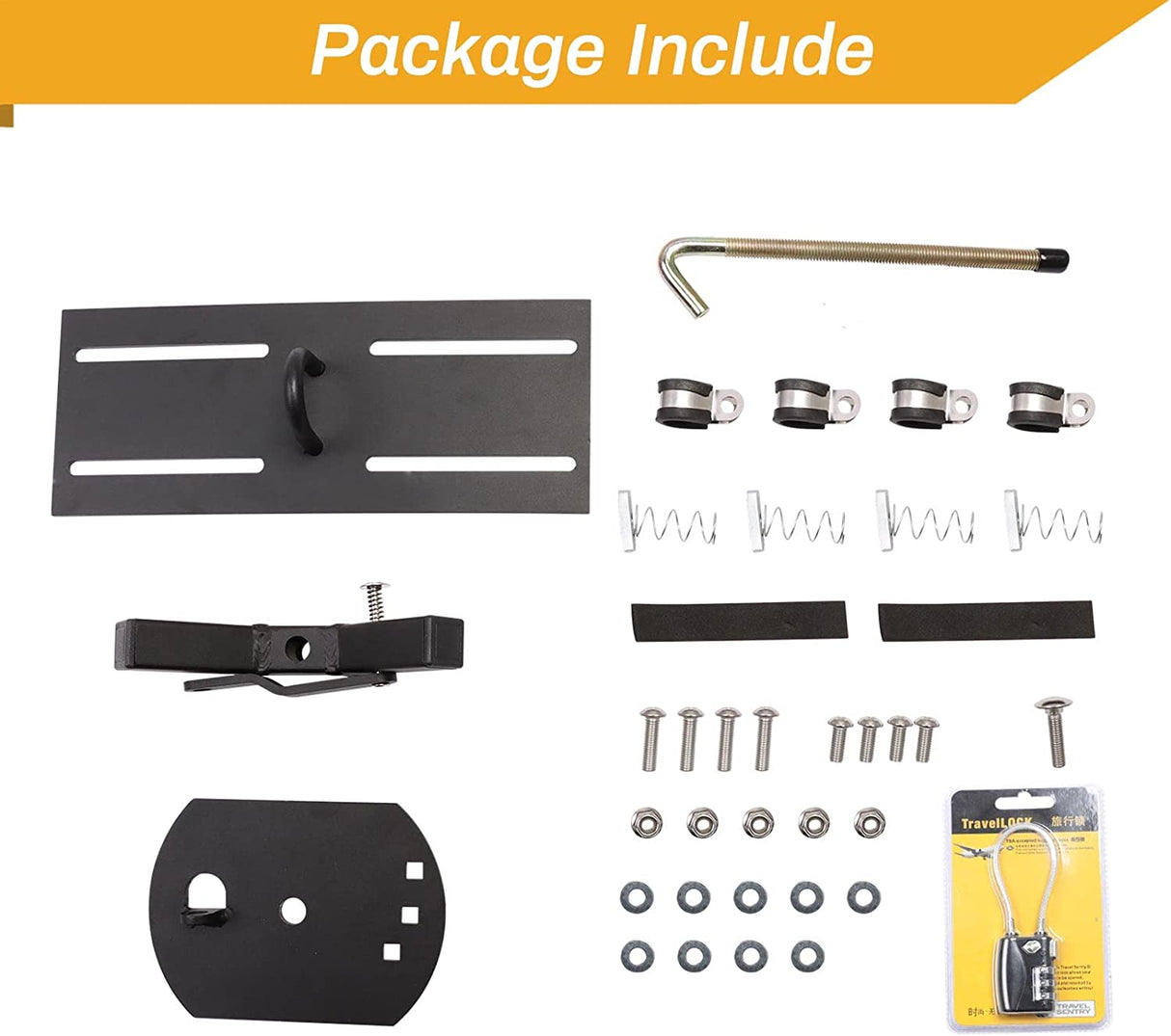 MELIPRON Universal Spare Tire Carrier for Roof Rack - 2