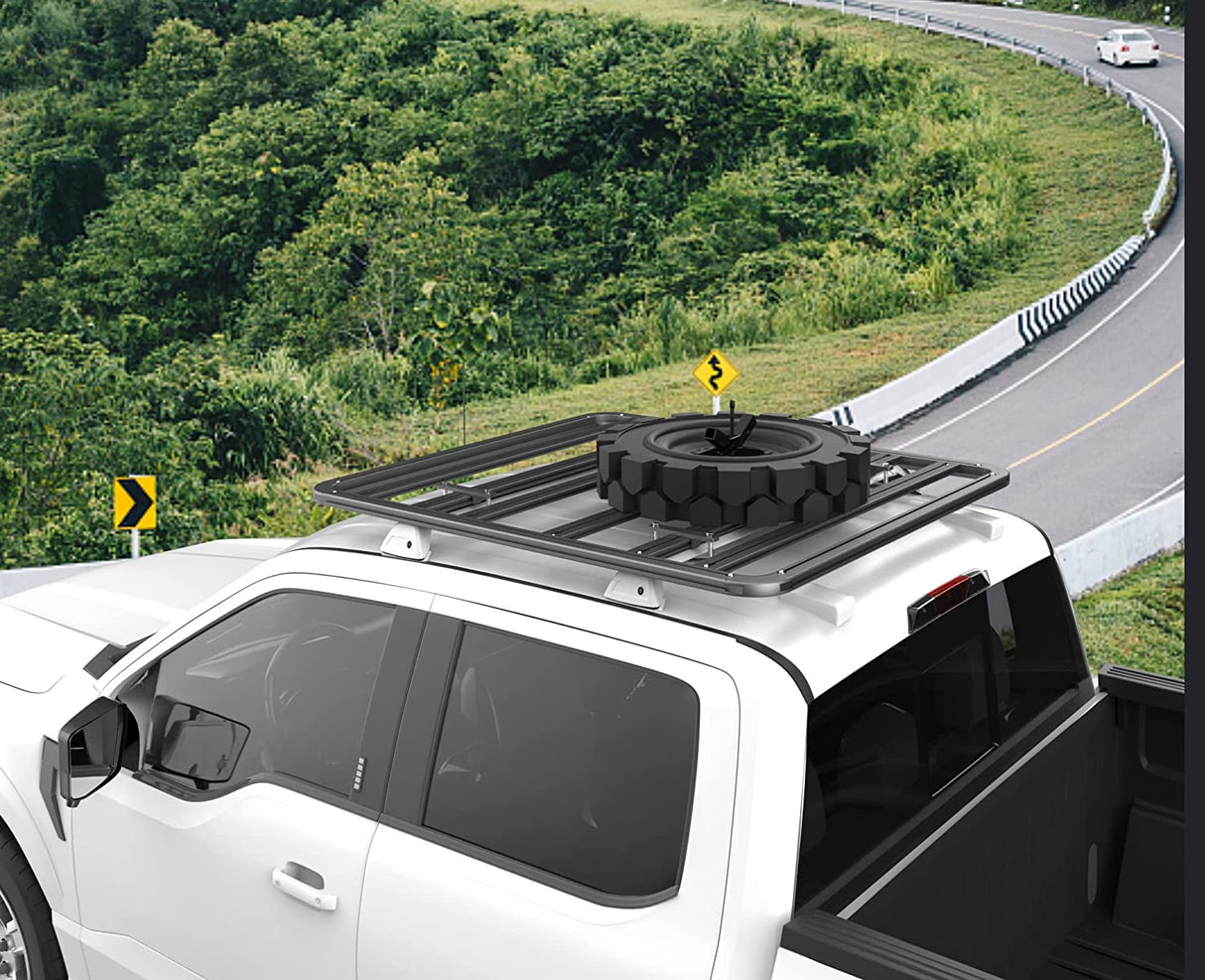 MELIPRON Universal Spare Tire Carrier for Roof Rack - 6