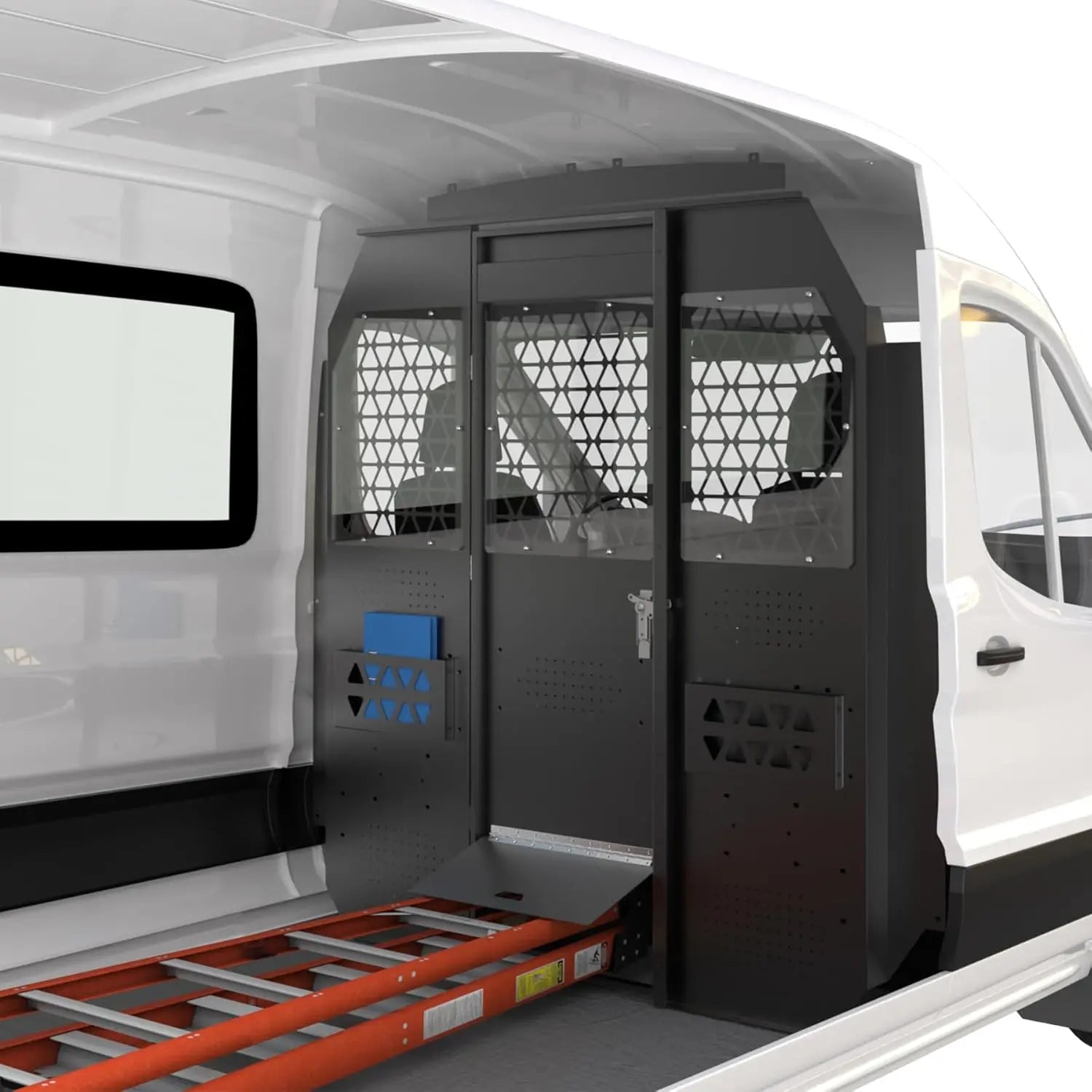 MELIPRON Van Partition with Lock Latch for Ford Transit 150 250