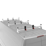 MELIPRON 3 Crossbars Van Roof Ladder Racks for Sprinter Low/High Roof 144"/170"/170" ext