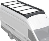 MELIPRON Ford Transit 148" WB Ext High Roof Aluminum Roof Rack, Low Profile, Wind Fairing, T-Slot, 300lb/500lb Capacity -1