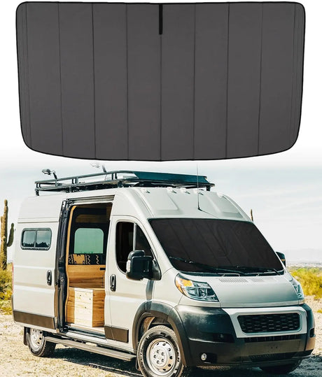Insulated Blackout Van Windshield Covers for RAM Promaster - MELIPRON