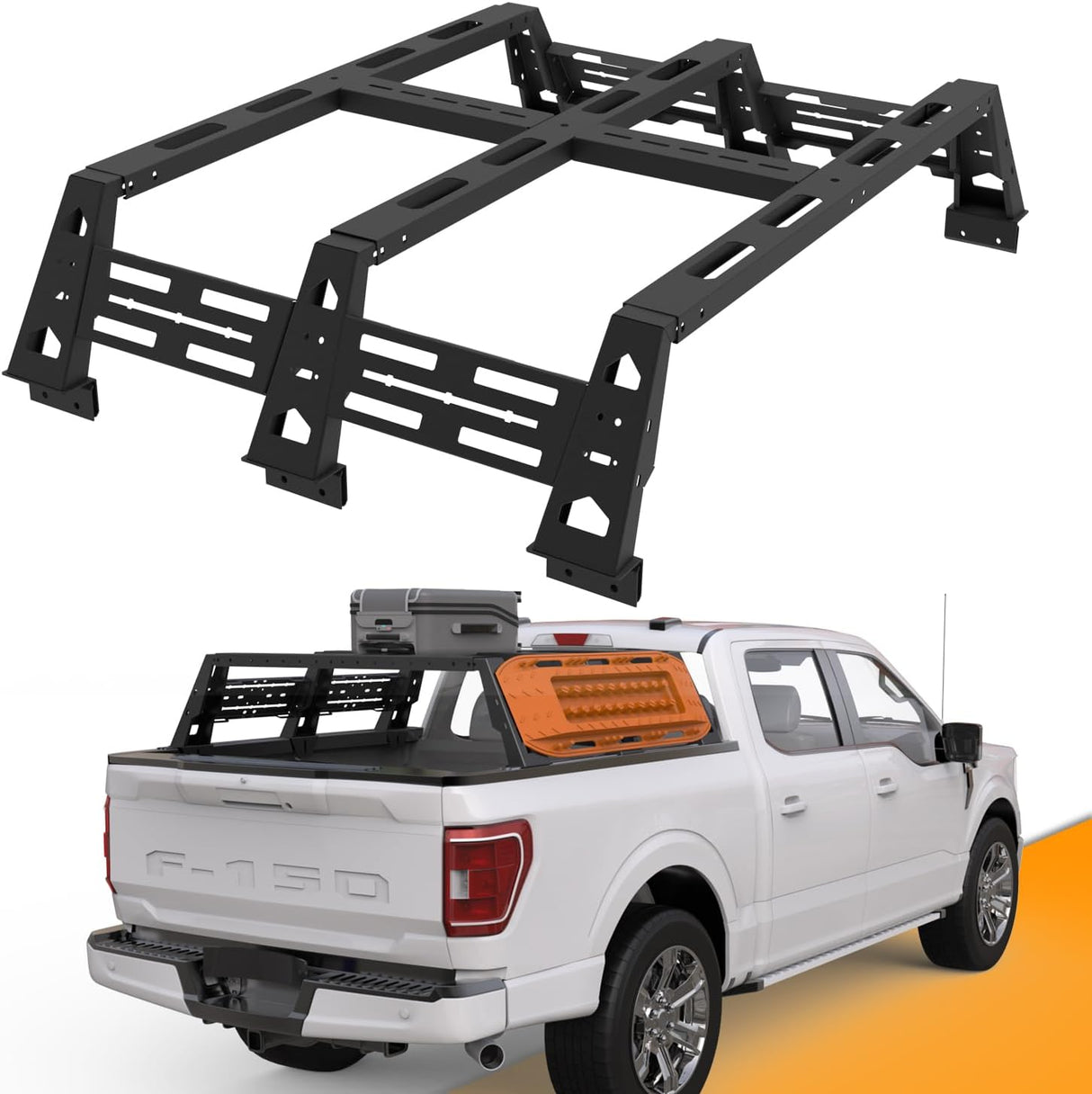 Overland Truck Bed Rack for Ford F150 & Raptor - MELIPRON