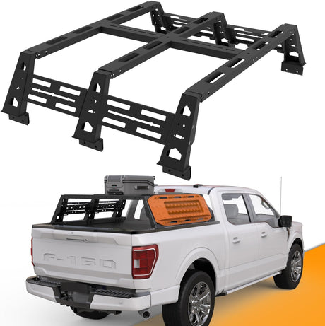 Overland Truck Bed Rack for Ford F150 & Raptor - MELIPRON