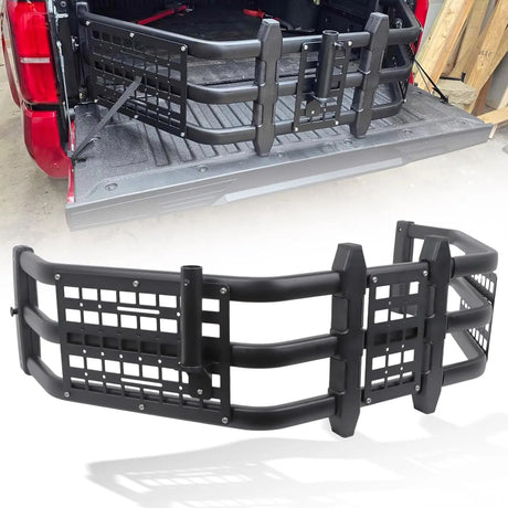 Truck Bed Extender for Toyota Tacoma 2005+ with Molle Panel and Flag Pole Mount - MELIPRON