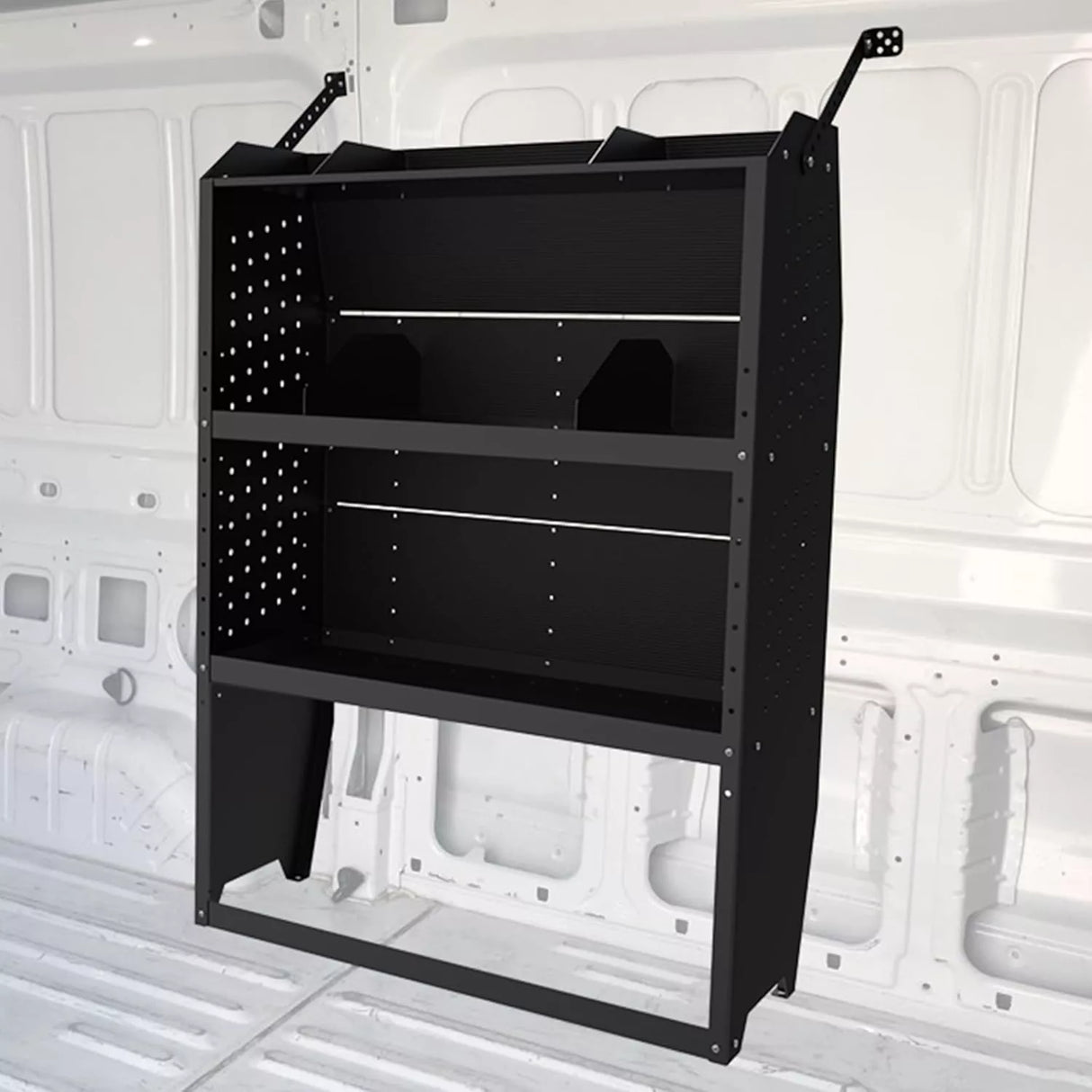 Melipron 46" H x 13" D Steel Cargo Van Shelving Storage-1