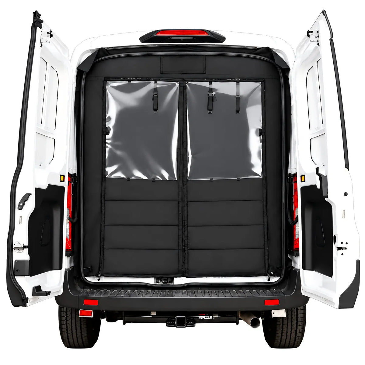 MELIPRON Insulated Rear Door Van Chill Curtain for 2015-2026 Ford Transit Medium Roof