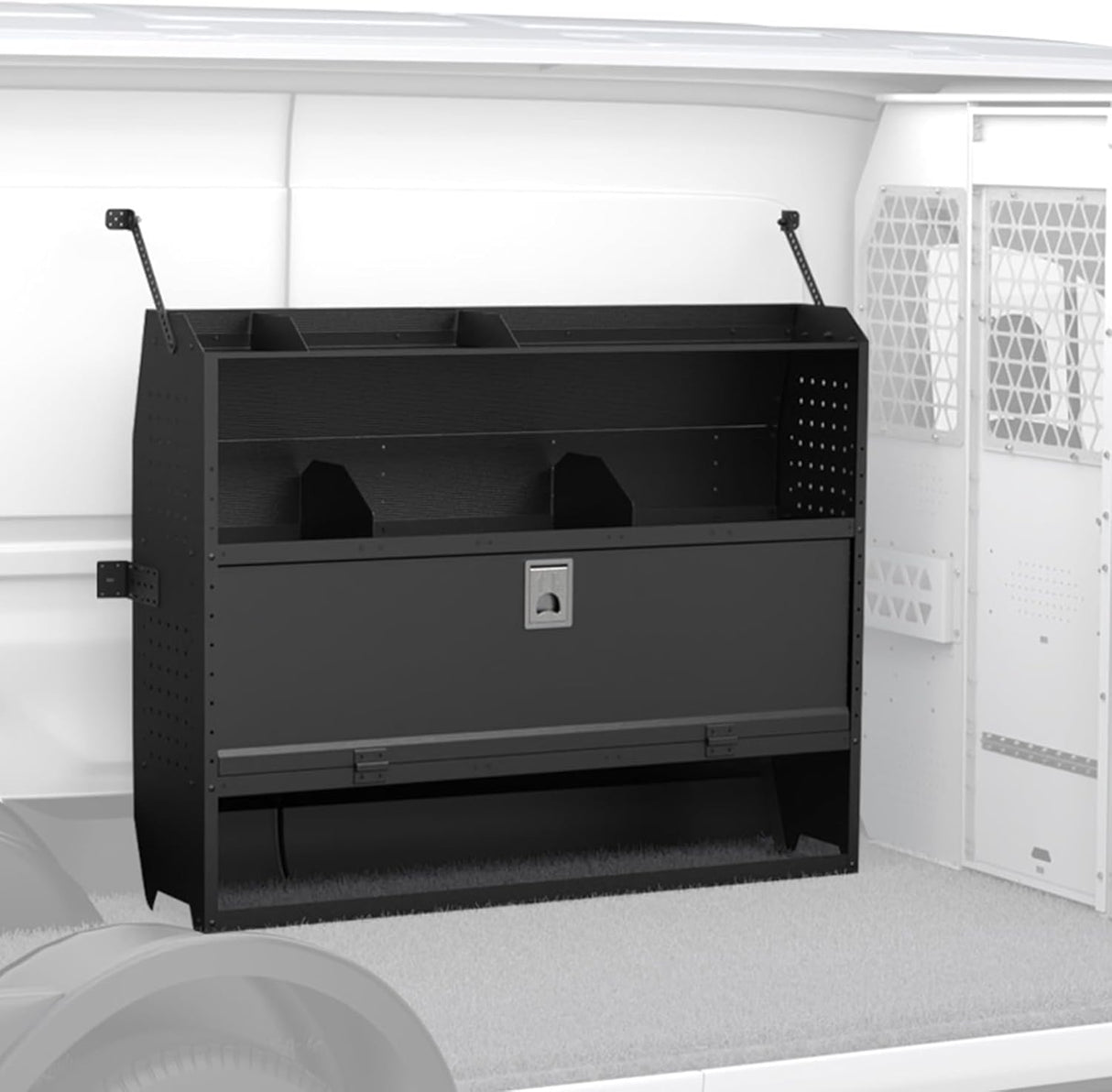 43" H x 13" D Steel Cargo Van Shelving Storage-1