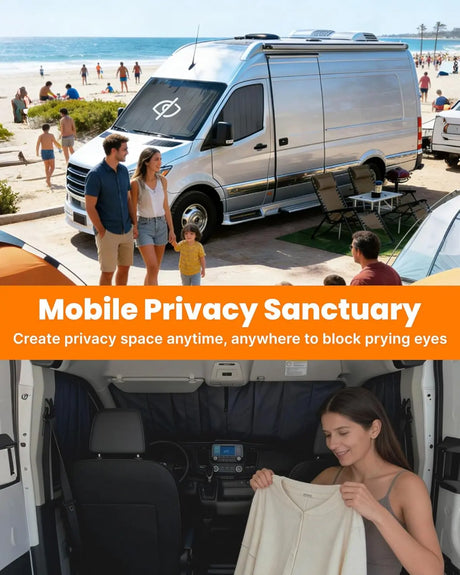 Magnetic Front Windshield Cover for Mercedes-Benz Sprinter Van NCV3/VS30 2007- on - MELIPRON
