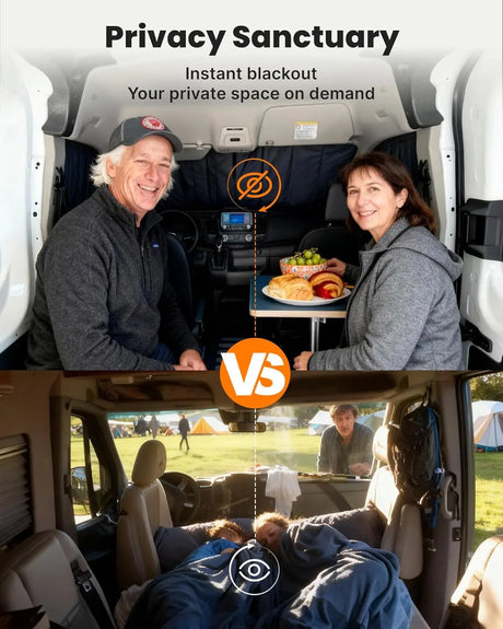Insulated Blackout Van Window Covers for Mercedes Benz Sprinter VS30 2019-2025 - 1
