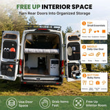 Melipron Rear Door Upper Storage Panels for Ford Transit High Roof 2015-2026 – Pair -2