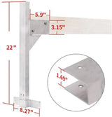 Aluminum Enclosed Trailer Roof Ladder Rack - MELIPRON