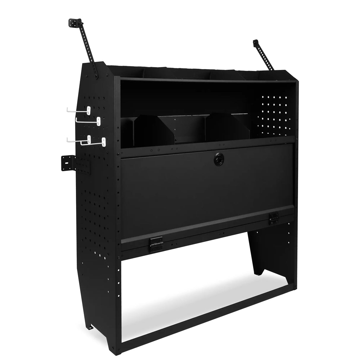 Commercial Van Shelving with Door Kit, 42''W x 46''H x 13''D -13