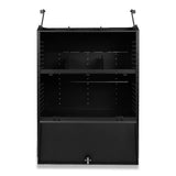 MELIPRON Cargo Van Shelves with Lockable Door Kits for Transit Connect, Promaster City, Chevy City Express, Nissan NV200