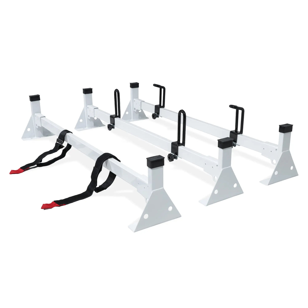 3 Crossbars Van Roof Ladder Racks-2