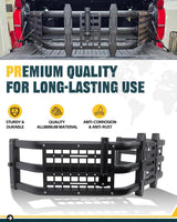 Truck Bed Extender for Toyota Tacoma 2005+ with Molle Panel and Flag Pole Mount - MELIPRON