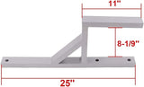 2x Aluminum Side Mount Trailer Ladder Rack - MELIPRON
