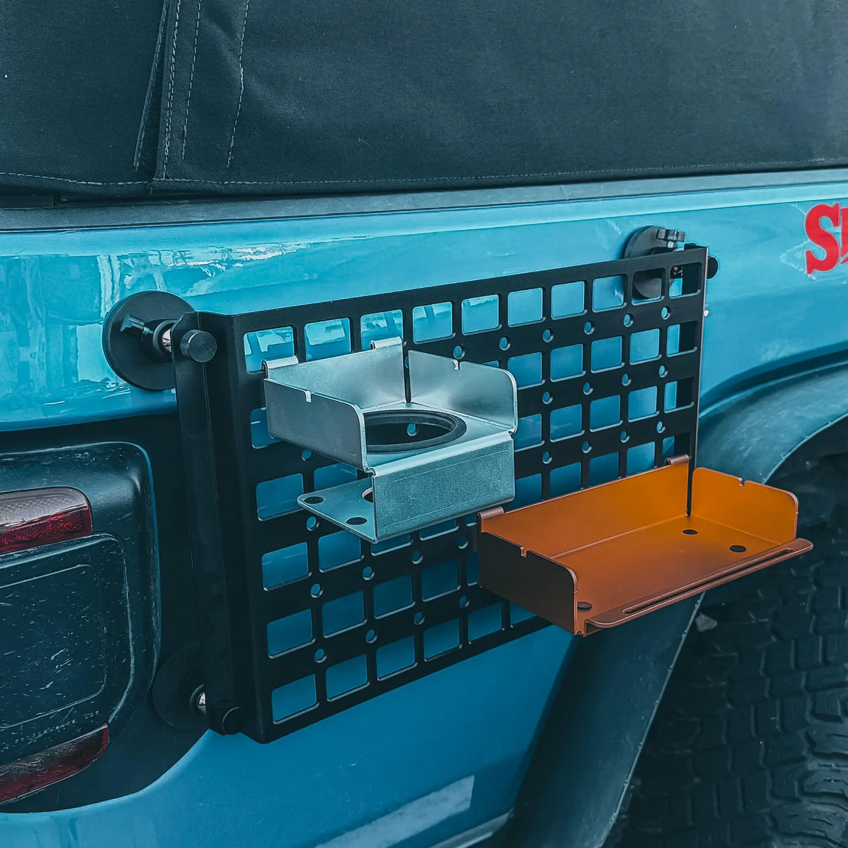 Magnetic Toolbox Tray Set with MOLLE Panel – Modular Detachable Storage Shelf for Camper Vans, Camping, Outdoor Cooking, Garages & Workshops-8