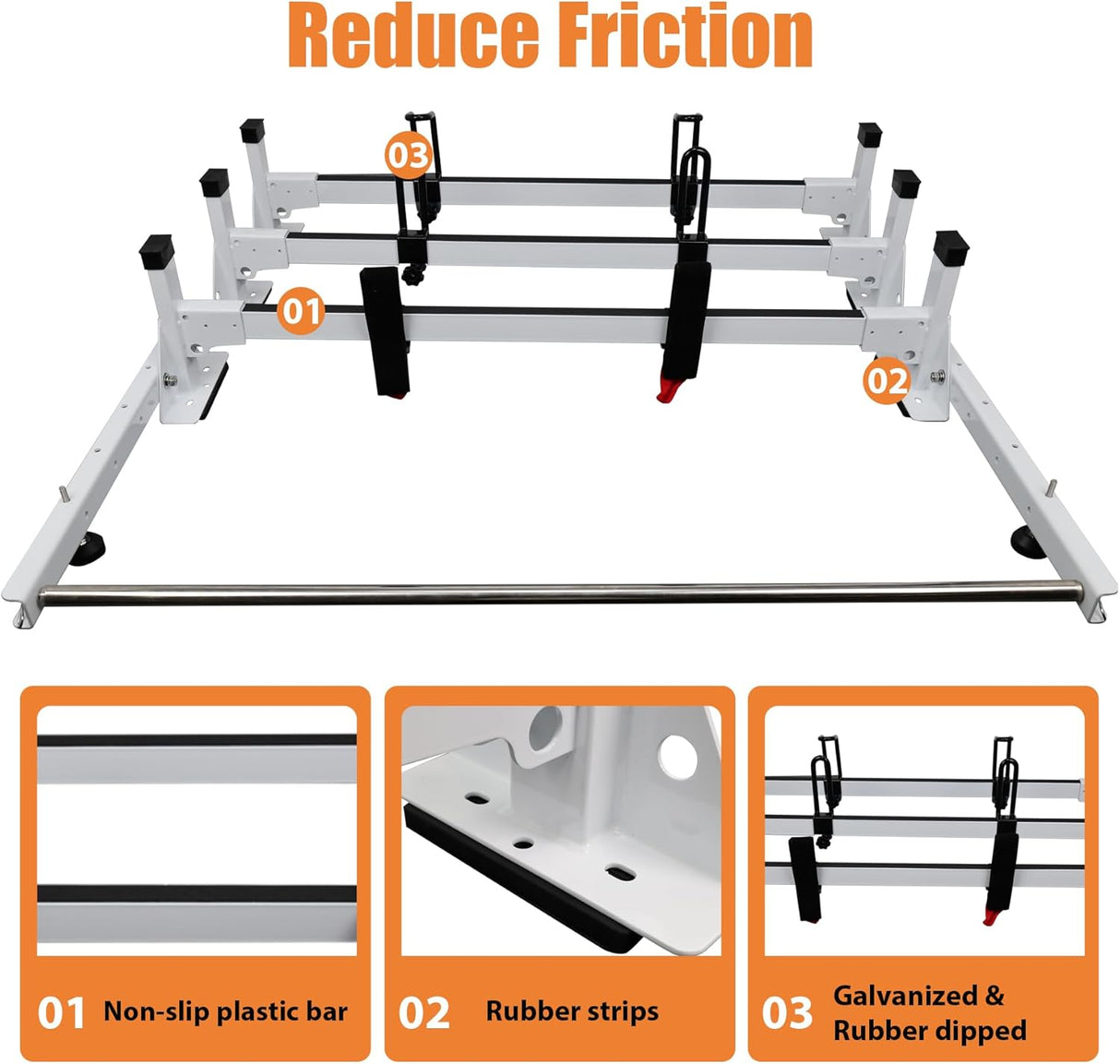MELIPRON Steel Van Roof Rack Fit for Nissan NV200