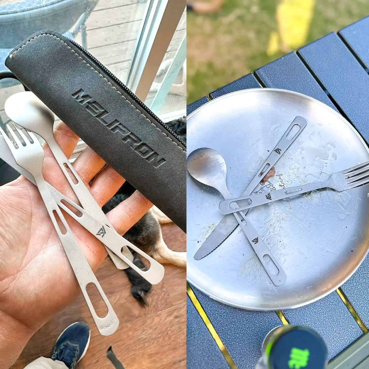 MELIPRON Titanium Outdoor Tableware-4