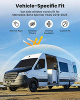 Insulated Blackout Van Window Covers for Mercedes Benz Sprinter VS30 2019-2025 - 3