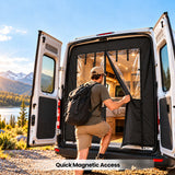 MELIPRON Van Chill Curtain for Ford Transit 2015-2026 High Roof Rear Door