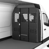 Melipron Van Partition Bulkhead with Swing Door Fit for Sprinter High Roof -2