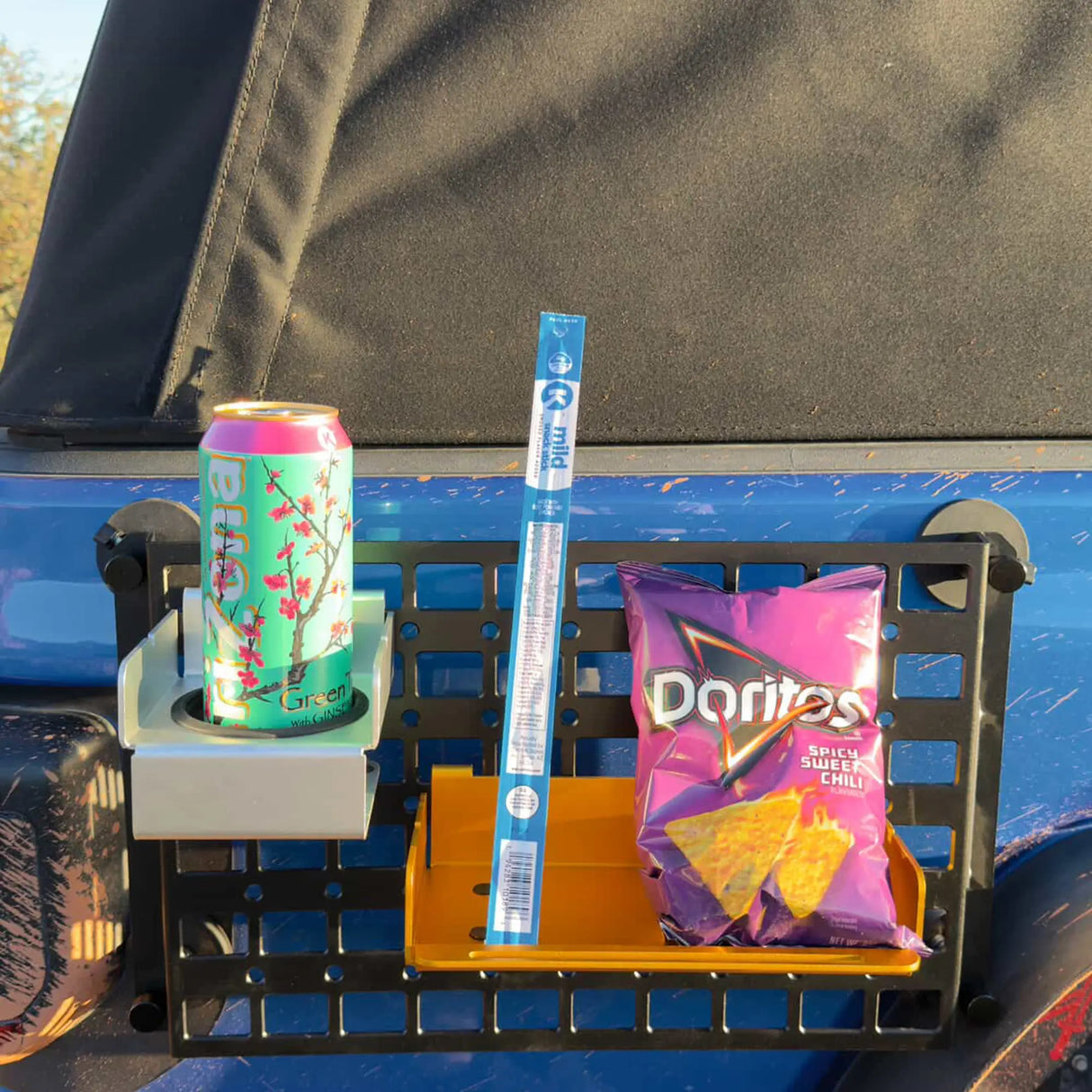 Magnetic Toolbox Tray Set with MOLLE Panel – Modular Detachable Storage Shelf for Camper Vans, Camping, Outdoor Cooking, Garages & Workshops-9