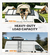 Melipron Aluminum Van Roof Rack for RAM ProMaster 159" High Roof