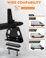 3 Crossbars 63" Aluminum Van Roof Rack for Ford Transit, Ram Promaster, Nissan NV - MELIPRON