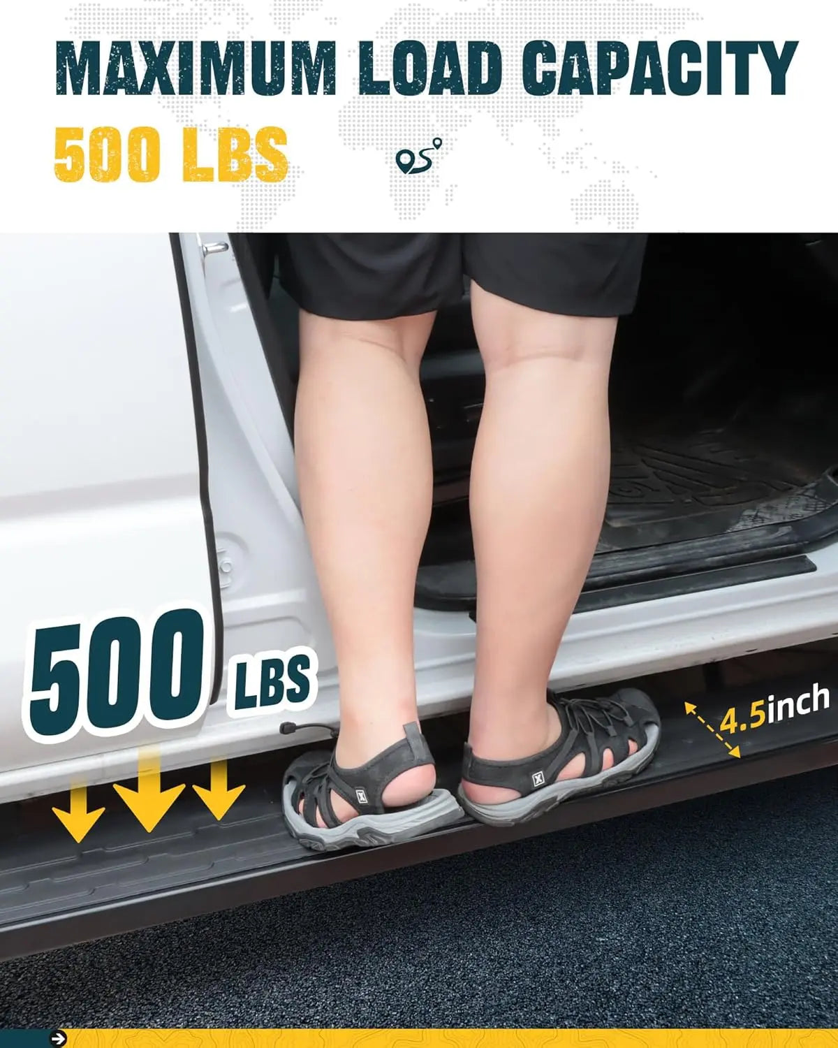 Running Boards for 2024 2025 Toyota Tacoma Double Cab - MELIPRON