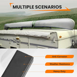MELIPRON Adjustable Camper Trailer Rack Roof Ladder Rack Steel Square Crossbar for Pop Up Camper Universal Trailers-13