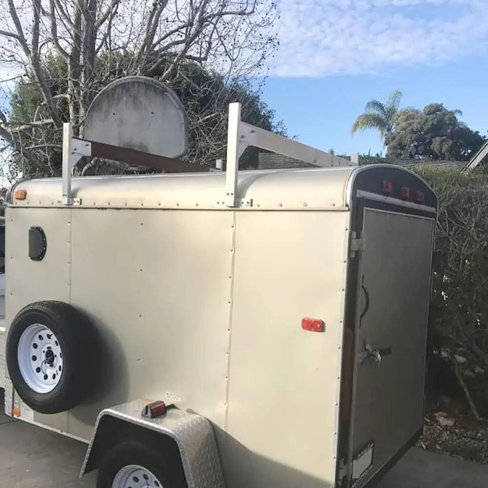 Aluminum Enclosed Trailer Roof Ladder Rack - MELIPRON