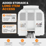 MELIPRON Van Partition with Hinged Door Fit for 2014-2026 Ford Transit 150/250/350 High Roof