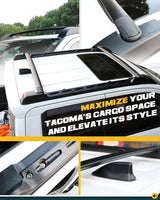 Roof Rack Cross Bars Kit for 2024 2025 Toyota Tacoma Double Cab - MELIPRON