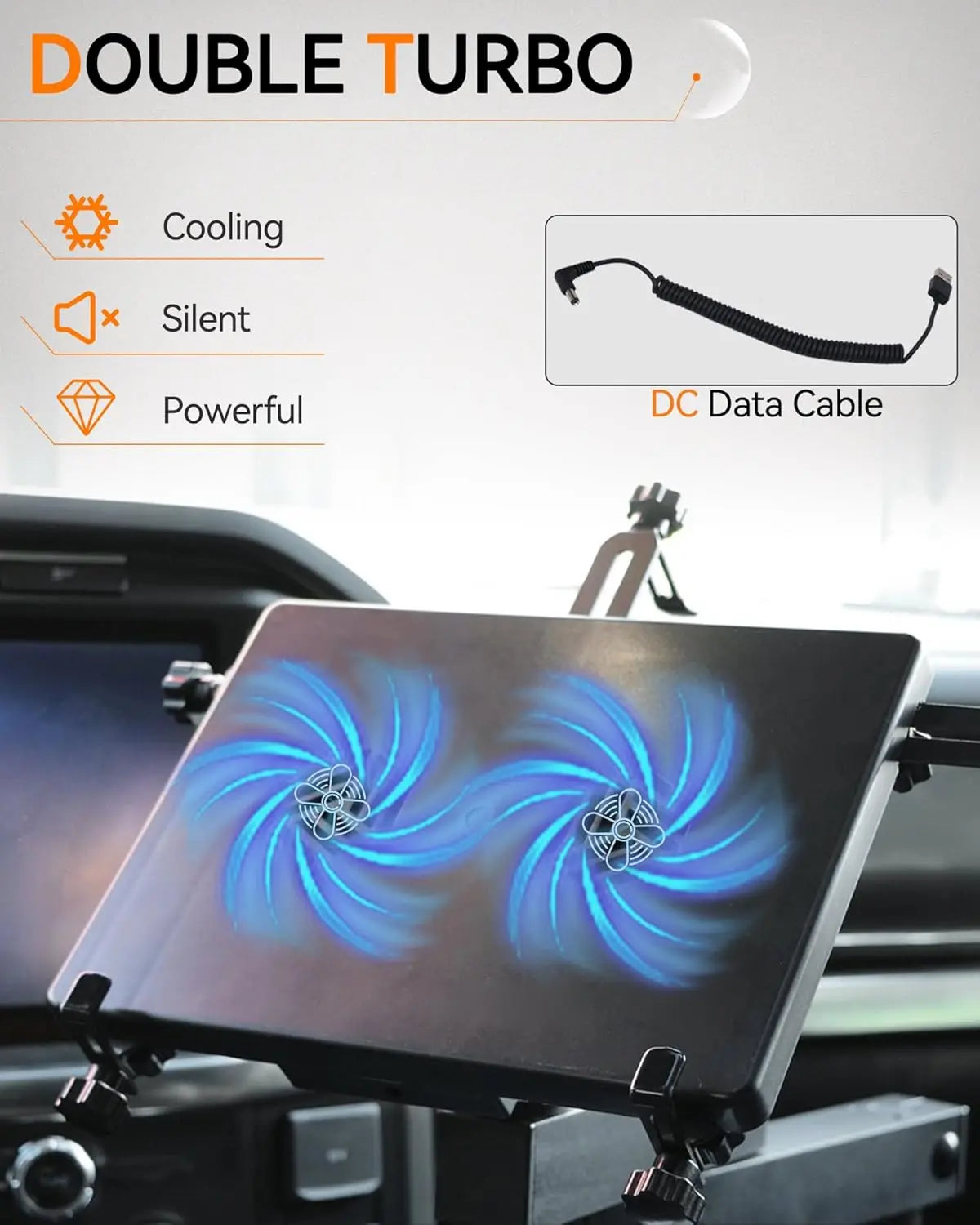 Vehicle Laptop Mount for Tesla Cybertruck - MELIPRON
