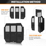 Van Black Partition Bulkhead Fit For Ford Transit Mid-Roof-11