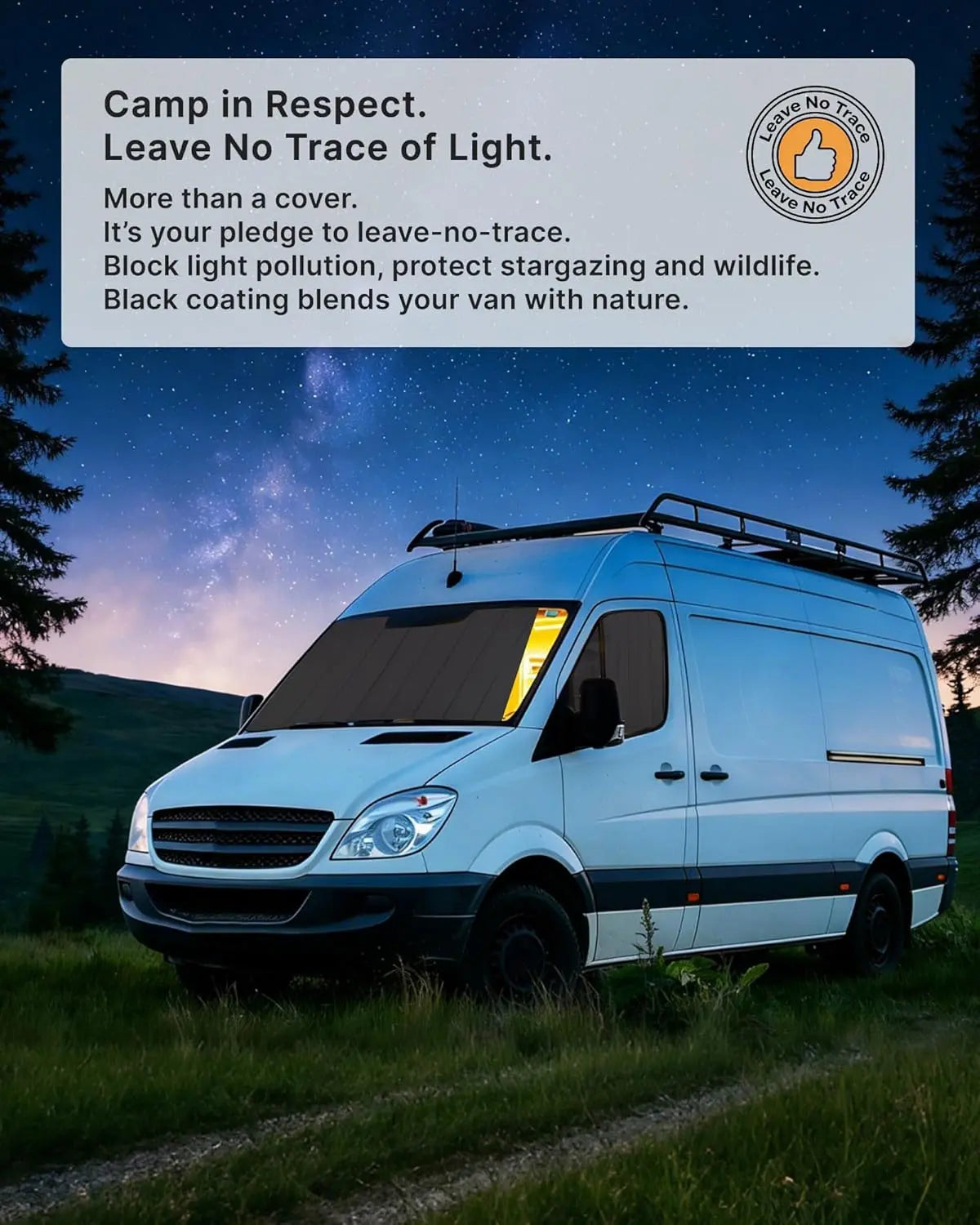 Insulated Blackout Van Window Covers for Mercedes Benz Sprinter NCV3 2007-2018 - MELIPRON