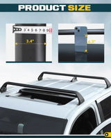 Roof Rack Cross Bars for Toyota Tacoma 2024 2025 Double Cab - MELIPRON