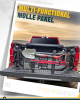 Truck Bed Extender for Toyota Tacoma 2005+ with Molle Panel and Flag Pole Mount - MELIPRON