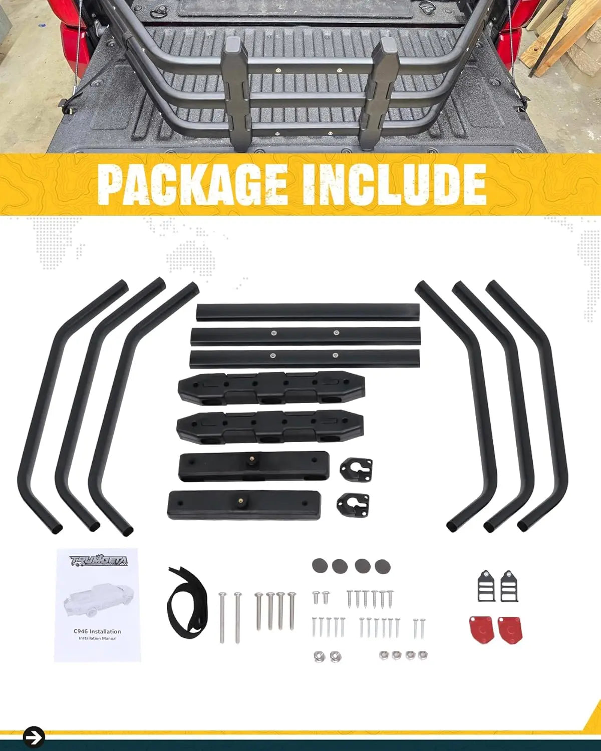 Truck Bed Extender for Toyota Tacoma 2005-2025 - MELIPRON